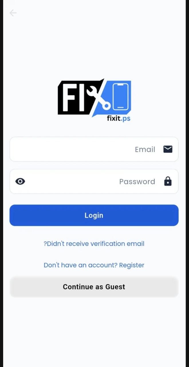 Authentication Flow: Email login with guest shopping access